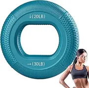 Hand Grip Strengthener - Adjustable Double-Force Forearm Exerciser | Five Finger Strenggth | Silicone Exercise Rings Hand Strengtthener for Finger and Forearm Exercise