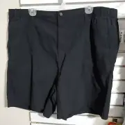 Mens Shorts XXL go Dry 7" Inseam Black with Pockets