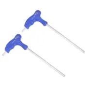 6mm Hex Key T-Handle Dual End Wrench Spanner, Metric CR-V Steel 2 Pcs