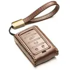 Vitodeco Superior Leather Remote Key Fob Case Compatible for JEEP (NEW 5-Button)