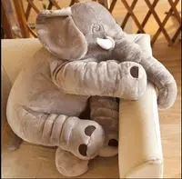 在飛比找樂天市場購物網優惠-大象毛絨玩具公仔安撫抱枕寶寶睡覺布娃娃玩偶生日禮物可愛女孩萌