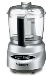 Cuisinart Food Processor, Mini-Prep 3 Cup, 24 oz, Brushed Chrome and Nickel