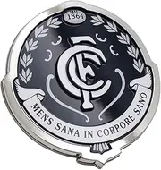 Fan Emblems Carlton Blues 3D Chrome AFL Supporter Badge