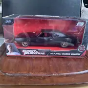Jada Toys 2021 Fast & Furious F9 Black 1968 Dodge Charger Widebody 1:24