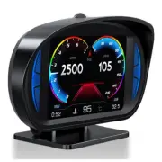 OBD2 Car Head Up Display HUD GPS Digital Speedometer Overspeed Alarm Slope Meter (for: Mitsubishi)