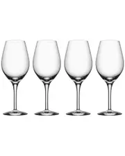 Orrefors Set of 4 More Wine Glasses