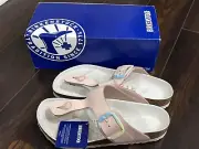 Birkenstock Gizeh Big Buckle Thong Sandal Size 40 R US 9 Light Rose Leather