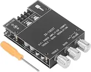 ZK-1002T Bluetooth Amplifier Board, 100W+100W 2.0 Channel Stereo Amp Board, BT and AUX Inputs, 12-24V, with Treble and Bass Control