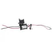 7.2V- 24V Drill Speed Controller Drill Switch Lithium Battery Cordless Drill Speed Control Trigger Switch with Light black