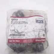 25 Pack Sioux Chief 649X4 1" PEX Copper Crimp Rings ASTM/CSA