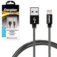 在飛比找蝦皮購物優惠-Energizer 勁量 MFI金屬充電線 MFI認證線 1