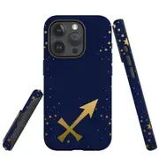 For iPhone 15 Pro Case, Shielding Cover, Sagittarius Symbol