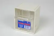 12 x Fischer Plastic 1H-040 Visi Pak Modular Storage System Small Beige