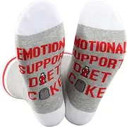[TSOTMO] Drinking Socks Drinker Gift Emotional Suppor Novelty Socks Drinks Lover Gift for Men Women(Suppor C socks)