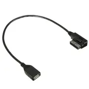 Car Audio AMI AUX to USB Cable Data Charging Adapter for Audi A3 A4 A5 A6L Q5 VW Tiguan