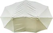 Patio Umbrella Replacement Canopy - Waterproof 12-Rib Umbrella Top Fabric - Outdoor Replacement Canopy For Beach Umbrella, Patio Umbrellas, Pool Umbrellas