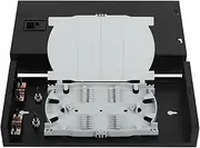 Xunsomten-6 Port Rack Mount Enclosure Fiber Optic Box Fits Racks Cabinet, LGX Patch Panel Box
