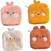 [WOFASHPURET] Sanitary Napkin Storage Bag Set Pouches for Travel Sanitary Towel Bag Compact Diaper Bag Fashionable Organizers Assorted Random