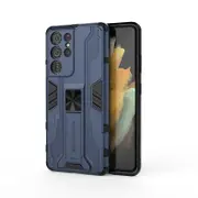 2PCS Shockproof Armor Case for Samsung A52S 5G Stand Phone Cover for Galaxy A52S 5G Capa Coque Funda - Blue Samsung A52S 5G