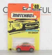 MATCHBOX - #49 -SUPERFAST - VOLKSWAGEN - VW BEETLE CONCEPT - DIECAST CAR MOC