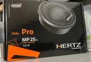 HERTZ MP 25.3 1-3/16" NEODYMIUM DOME TWEETERS PAIR 4 OHM HERTZ MILLE PRO MP25.3
