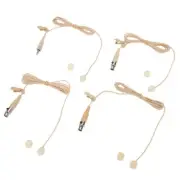 Lavalier Lapel Clip Microphone 3.5mm 3/4-Pin XLR For Wireless System Tools