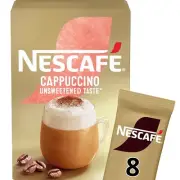 Nescafe Gold Cappuccino Unsweetened Taste Pouch 113g