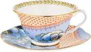 Harlequin Butterfly Bloom Teacup and Saucer Set Butterfly Bloom Teacup & Saucer