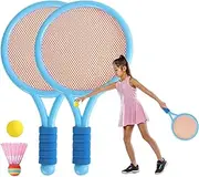 Indoor Badminton Set, Badminton Racket for Kids - Professional Indoor Badminton Racket Set, Interactive Game Badminton Equipment for Beginners