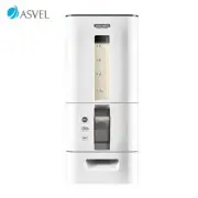 Asvel UNIX S MEASURE RICE STOCKER 12KG High-grade design riceContainerE75289AF1