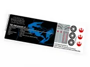 Custom stickers for Star Wars Set 75082 TIE Advanced Prototype with Bonus!