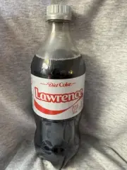 Share a Coke with Lawrence 2025 Personalized Gift Coca~Cola Bottle 20oz Diet