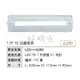 好時光～舞光 1尺 T8 LED-1102R2 替換式 加蓋燈具 空台 適用於浴室 陽台 騎樓 壁燈 吸頂燈