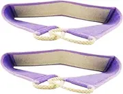 FOMIYES Body Towel Shower Back Scrubber Exfoliating Loofah Spa Back Washers Natural Exfoliating Mitts for Women