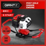 New ✅Giantz Post Hole Digger Petrol Motor Diggers Fence Drill Borer Petrol Drill
