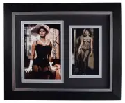 Sophia Loren Signed 10x8 Framed Autograph Photo Display Film Model Actress COA