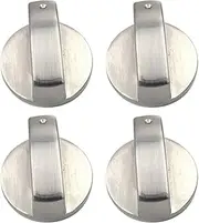 UPKOCH Oven Knobs Liquefied Gas Stove Knob 4pcs Stove Switch Replacement Stainless Steel Universal Range Burner Control Knob Button for Oven Gas Stove Range Stove Knobs Liquefied Gas Stove Knob