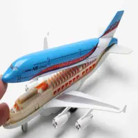 在飛比找蝦皮購物優惠-新品 上新 蒂雅多 客機模型合金空客A380兒童玩具回力飛機