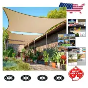 Custom Size Rectangle Shade Sail 10' x 21' - Weather Resistant Outdoor Canopy