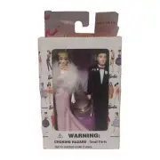 Barbie & Ken Enchanted Evening 2 Keychain Set, #710-0, Mattel 1996, NRFB