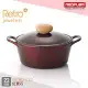 韓國NEOFLAM Retro Jewel系列 22cm陶瓷不沾湯鍋+陶瓷塗層鍋蓋(EK-RD-C22)