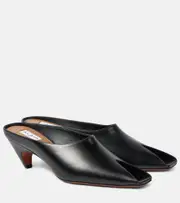 [Alaia] Alaïa 55 leather mules AU 6 black
