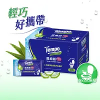 在飛比找Yahoo奇摩購物中心優惠-Tempo 清爽蘆薈濕式衛生紙 迷你裝(7抽x20包/盒)