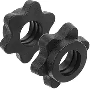 ROMISBABA Lightweight Portable Nut Dumbbell to Barbell Clamps Bar Clips for Weightlifting Gym Workout Release Clips Comfort Grip