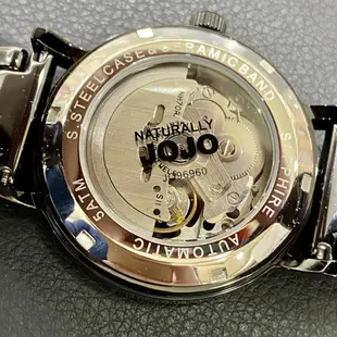 NATURALLY JOJO 經典陶瓷系列豹紋簍空機械腕錶40mm(時尚漸層黑）_ JO96960-89F 贈米蘭錶帶