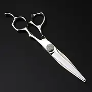 Hair Cutting Scissors, 6inch Steel Upscale Scissor Gem Cutting Barber Haircut thinning Shears Hairdresser Scissors