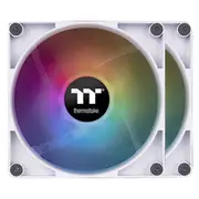 Thermaltake CT120 120mm ARGB Sync PWM Fan 2 Pack White