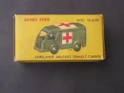 VINTAGE DINKY TOY # 80F AMBULANCE MILITAIRE RENAULT CARRIER MINT ORIGINAL BOX