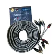 NEW Aunex AP-BRCA17/4 Performance Series 17-ft. 4-CH Twisted RCA Interconnect 1Y