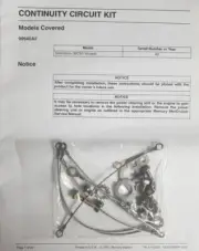 Mercruiser Continuity Circuit Kit 99940A2